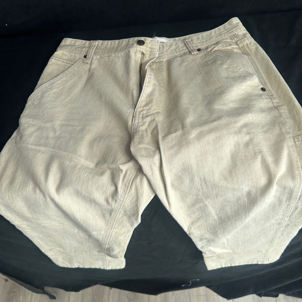 Men's Tan jeans-PJ mark size 36x34-#625